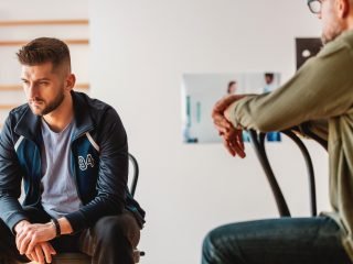Man on a therapy